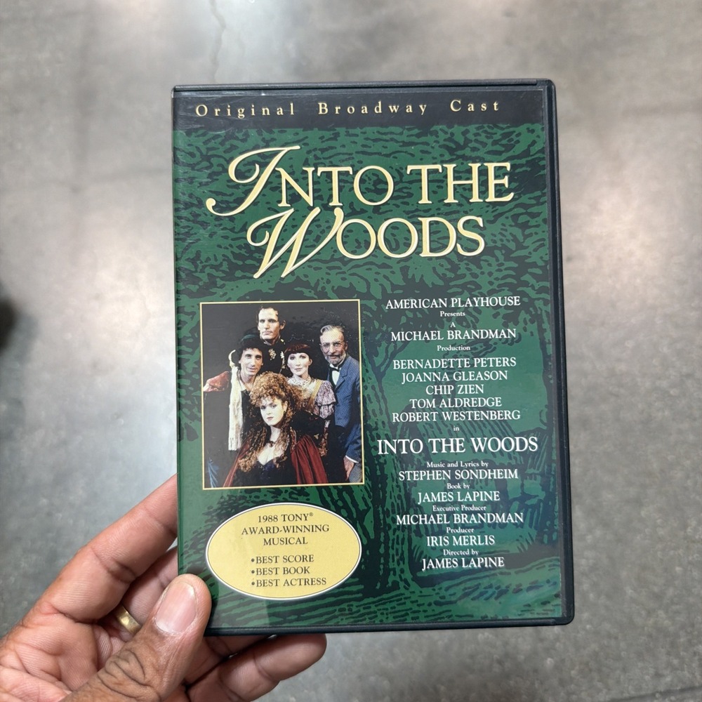 Into the Woods BROADWAY DVD Scratch Free Disc